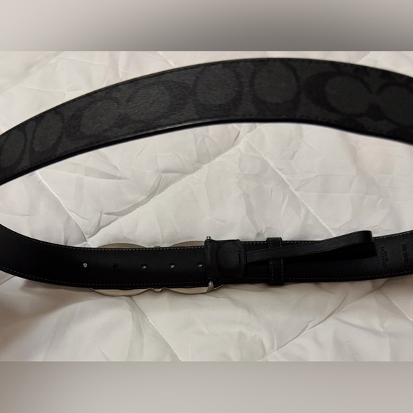 Coach Black Belt with Silver Buckle - Picture 5 of 7